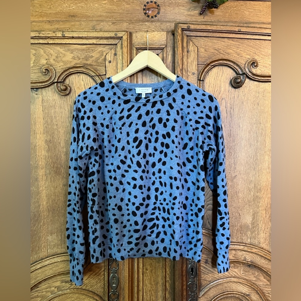 J Society Spotted Print Sweater - Picture 3 of 15